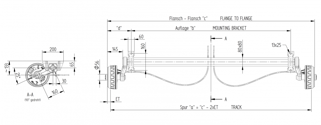 1050 KG FRENLİ TORSİYON DİNGİL 112x5 KNOTT