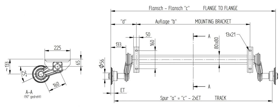 1050 KG FRENSİZ TORSİYON DİNGİL 100x4 KNOTT