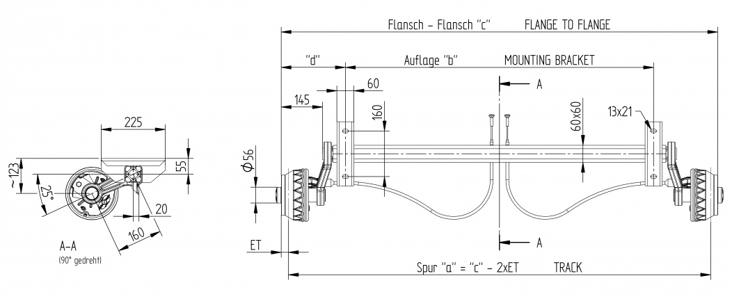 750 KG FRENLİ TORSİYON DİNGİL 100x4 KNOTT