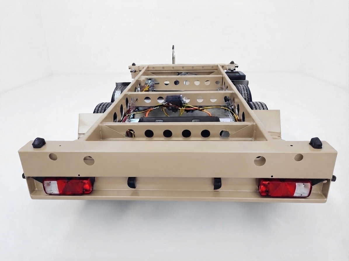 6000 Kg Çift Dingil Merkezi Konteyner Taşıyıcı römork 