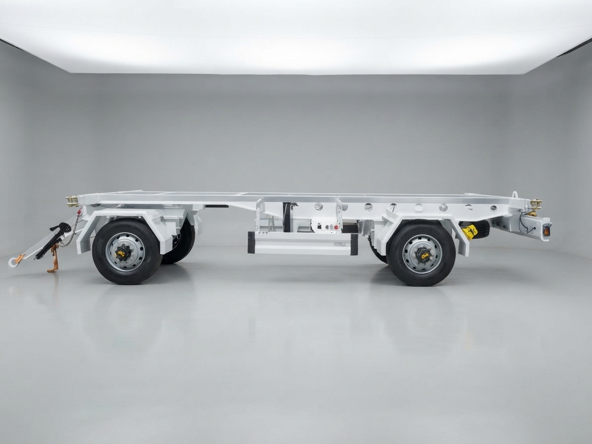 12000 kg Çift Dingil Konteyner Taşıyıcı Tam Römork (Makaslı, ABS, O4 Tip Onaylı)