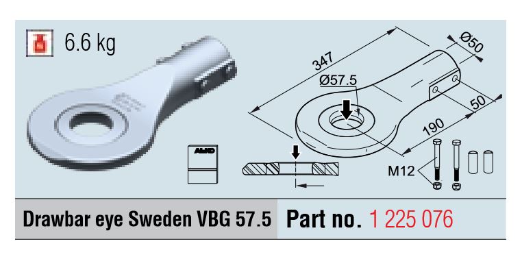 KANCA İSVEÇ VBG 57,5 AL-KO