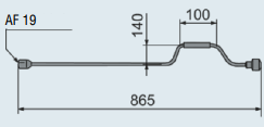 KRİKO KOLU 865 MM AL-KO