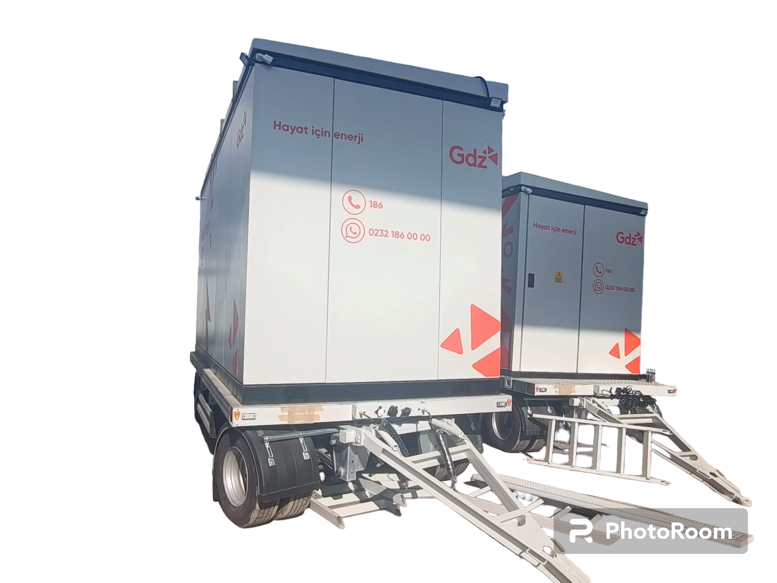 18.000 Kg Çift dingil Dönerli Trafo Taşıyıcı Römork