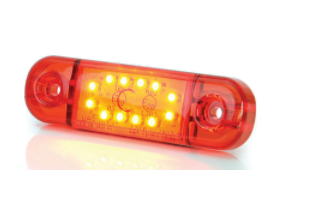 ARKA POZİSYON LAMBASI KIRMIZI 12 LED 12V-0,7W 24V-1,4W