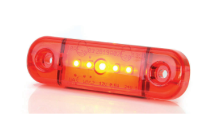 ARKA POZİSYON LAMBASI KIRMIZI 5 LED 12V-0,5W 24V-1W