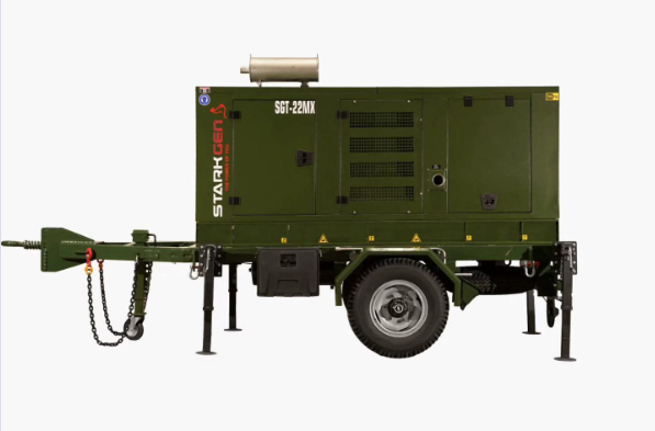 3500 kg Tek dingil Nato tipi Jeneratör Römorku