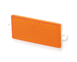 REFLEKTÖR SARI 105x48mm YANDAN DELİKLİ
