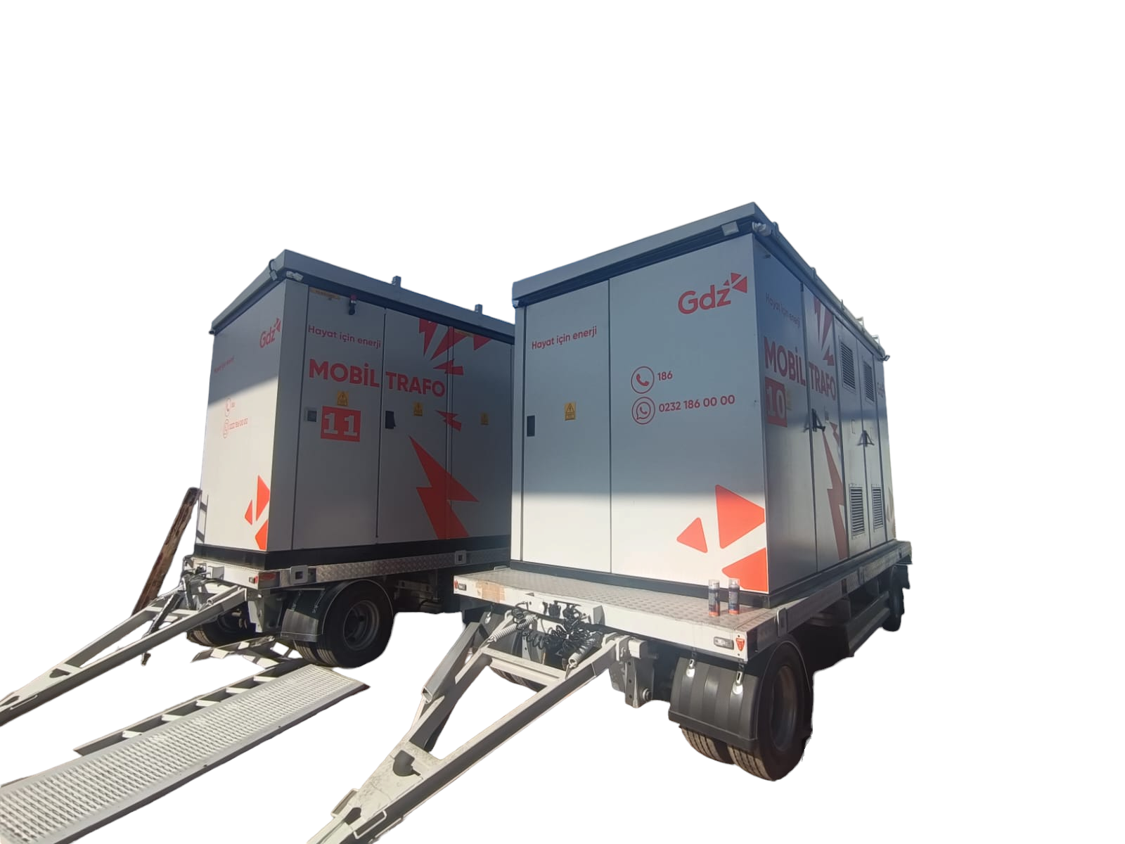 18.000 Kg Çift dingil Dönerli Trafo Taşıyıcı Römork