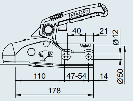 FRENSİZ KAPLİN 2700 KG AK 270 SOFT DOCK 35-40-45 LİK APARATLI AL-KO