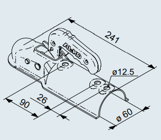 FRENSİZ KAPLİN 750 KG AK7 PLUS - 60 AL-KO