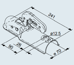 FRENSİZ KAPLİN 750 KG AK7 PLUS - 70 AL-KO
