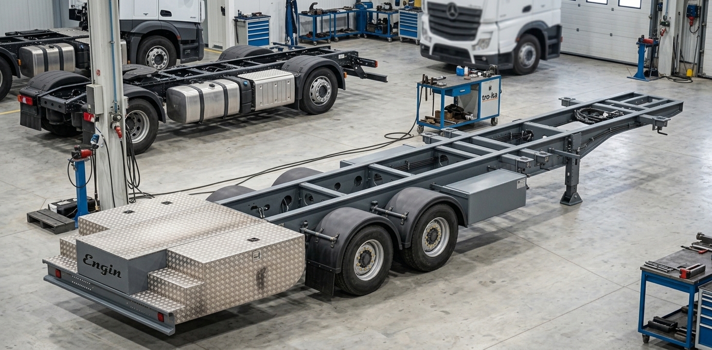 29.000 Kg Çift dingil Sal kasa Yarı Römork 