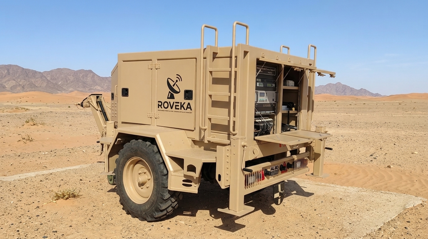 3500 KG Tek dingil Merkezi Nato tipi Jeneratör Römork/