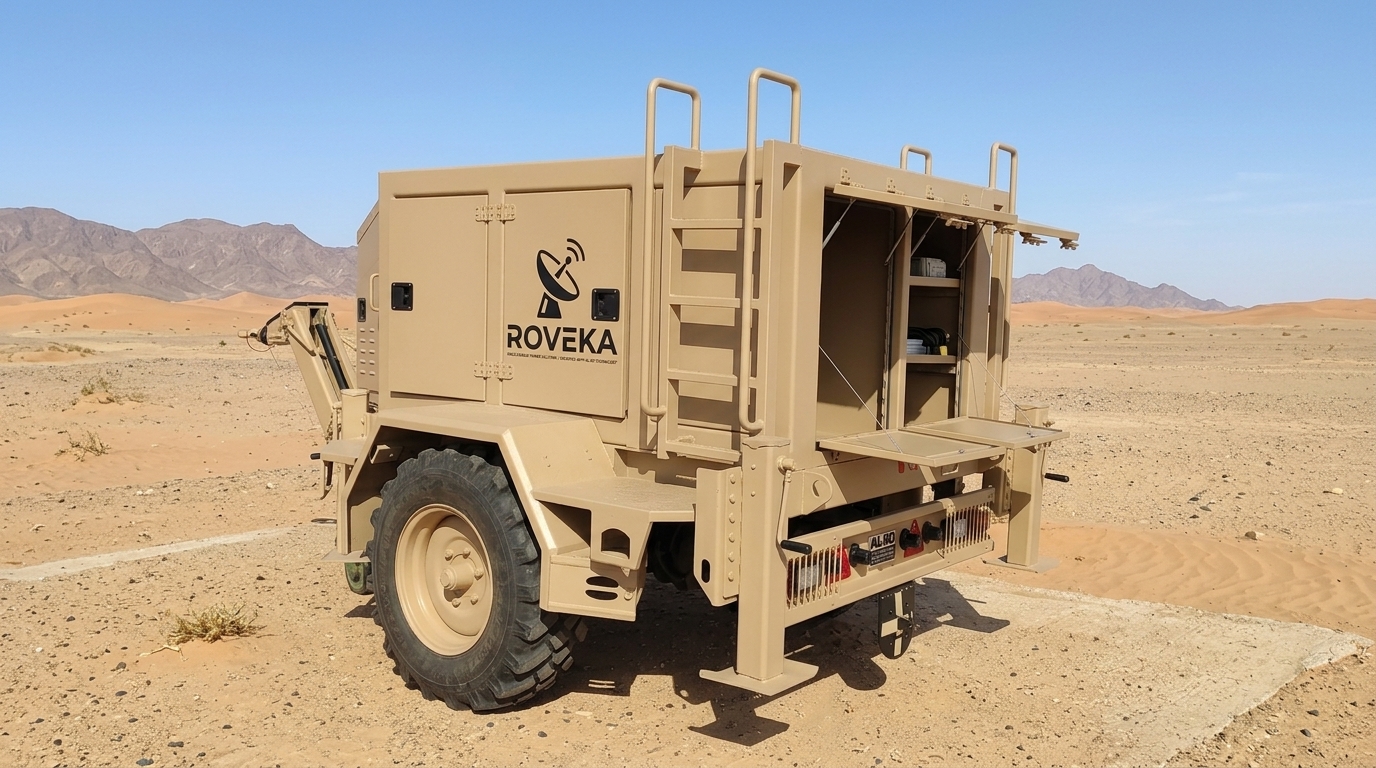 3500 KG Tek dingil Merkezi Nato tipi Jeneratör Römork/