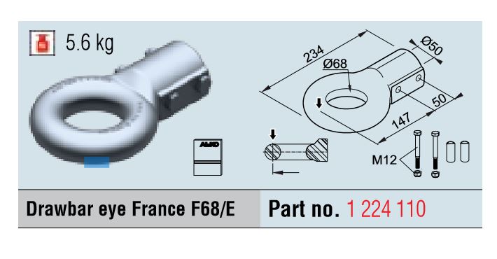 KANCA FRANSA F68-E1 AL-KO