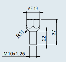 M10 X 1.25 BİJON AL-KO